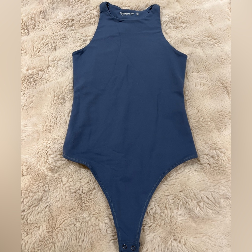 Abercrombie blue halter bodysuit